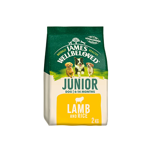 James Wellbeloved Junior Dog Lamb &amp; Rice 2kg