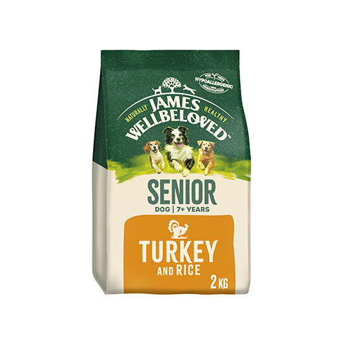 James Wellbeloved Senior With Turkey &amp; Rice 2kg Dry Dog Food