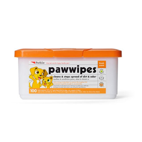 Petkin Paw Wipes - 100 Wipes