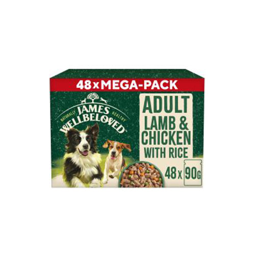 James Wellbeloved Grain Free Adult 48x90g - Wet Dog Food