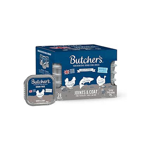 Butcher's Joints & Coat Dog Food Trays 24 x 150g