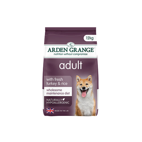 Arden Grange Adult Dog Turkey & Rice 12kg