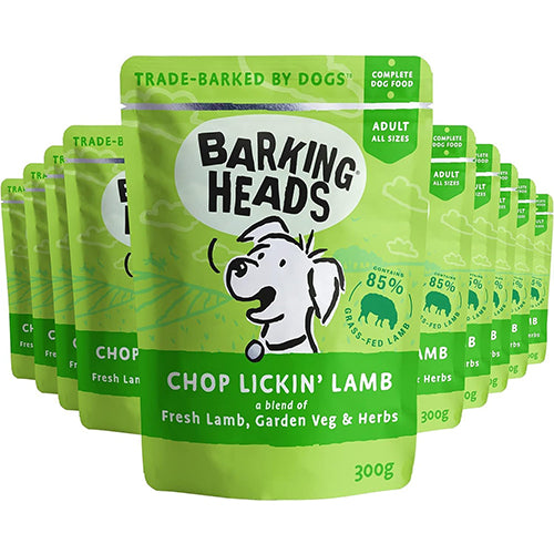 Barking Heads Chop Lickin’ Lamb 300g x 10