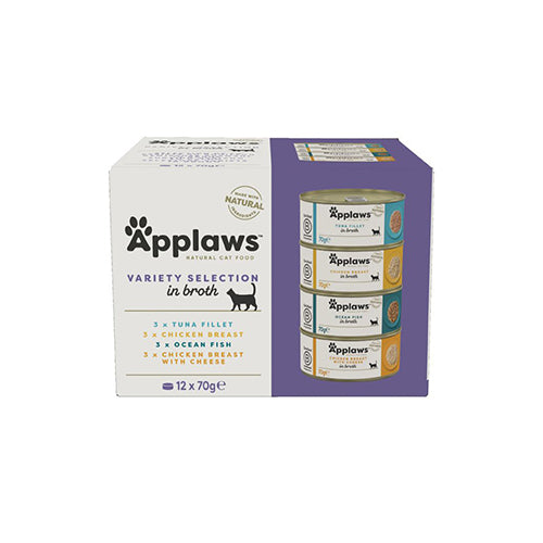 Applaws Variety Selection in Broth 12 x 70g