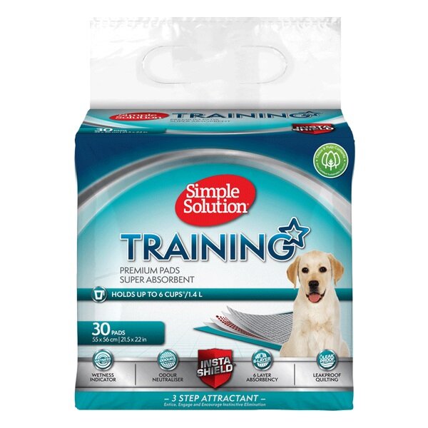 Simple Solution Puppy Training Pads - Pack of 30