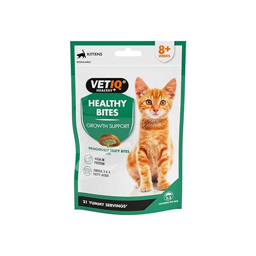 Vetiq  Growth Support Kitten 8x65g - Cat Treats