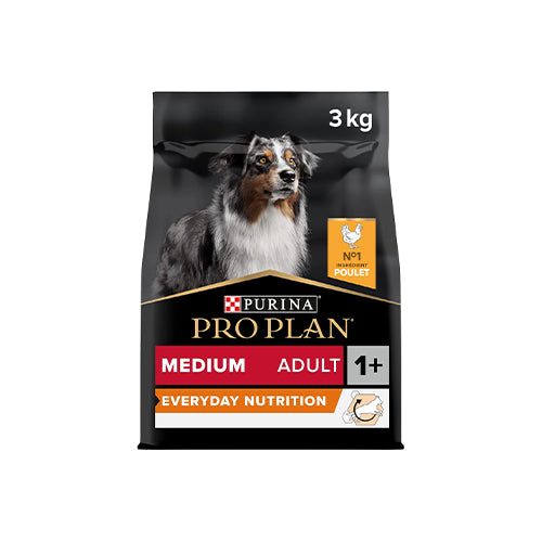 Purina Pro Plan Adult Medium Breed With Chicken 3kg Dog Food