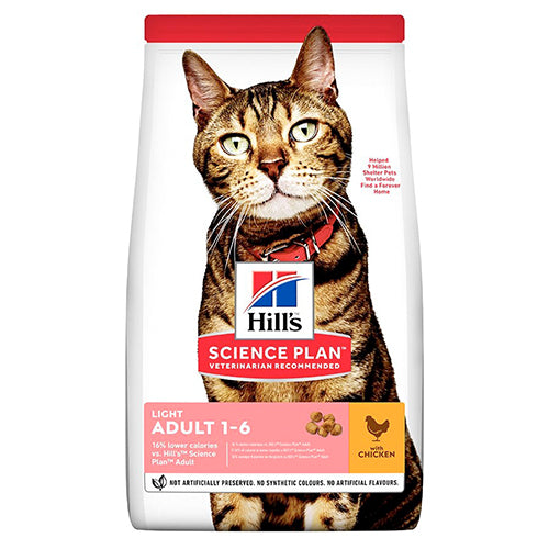 Hills Science Plan Adult Light Chicken 1.5Kg - Dry Cat Food