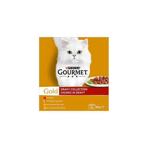 Gourmet Gold Chunks in Gravy Collection 8 x 85g