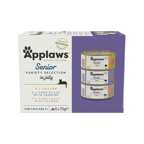 Applaws Senior Variety Selection In Jelly Multipack 6 x 70g