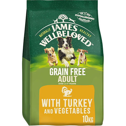 James Wellbeloved Grain Free Adult with Turkey & Vegetable 10kg