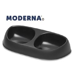 Moderna Sensi Double - 400ml - Dog Plastic Bowls