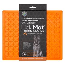 Lickimat Buddy Orange - Dog Feeding Mats