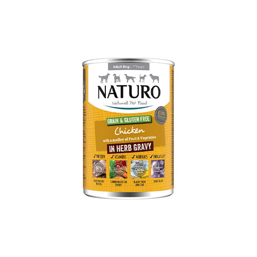 Naturo Adult With Chicken in Herb Gravy 12 x 390g