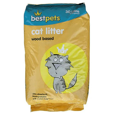 Bestpets Wood Based Cat Litter 30L
