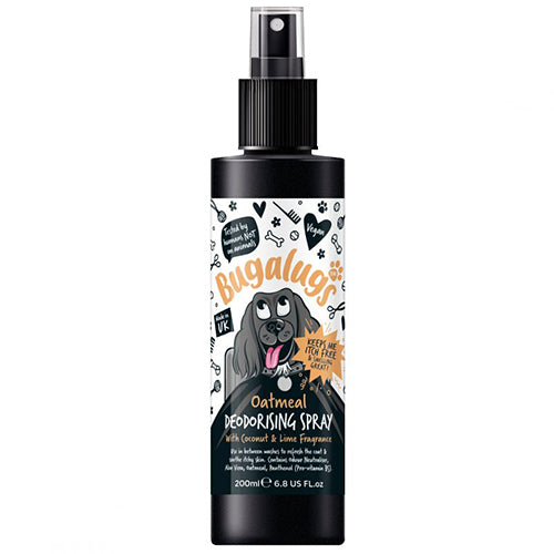 Bugalugs Oatmeal Dog Deodorising Spray, 200ml