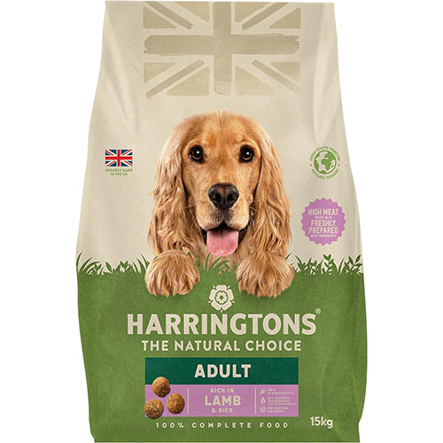 Harringtons Adult Dry Dog Food Lamb & Rice - 15kg