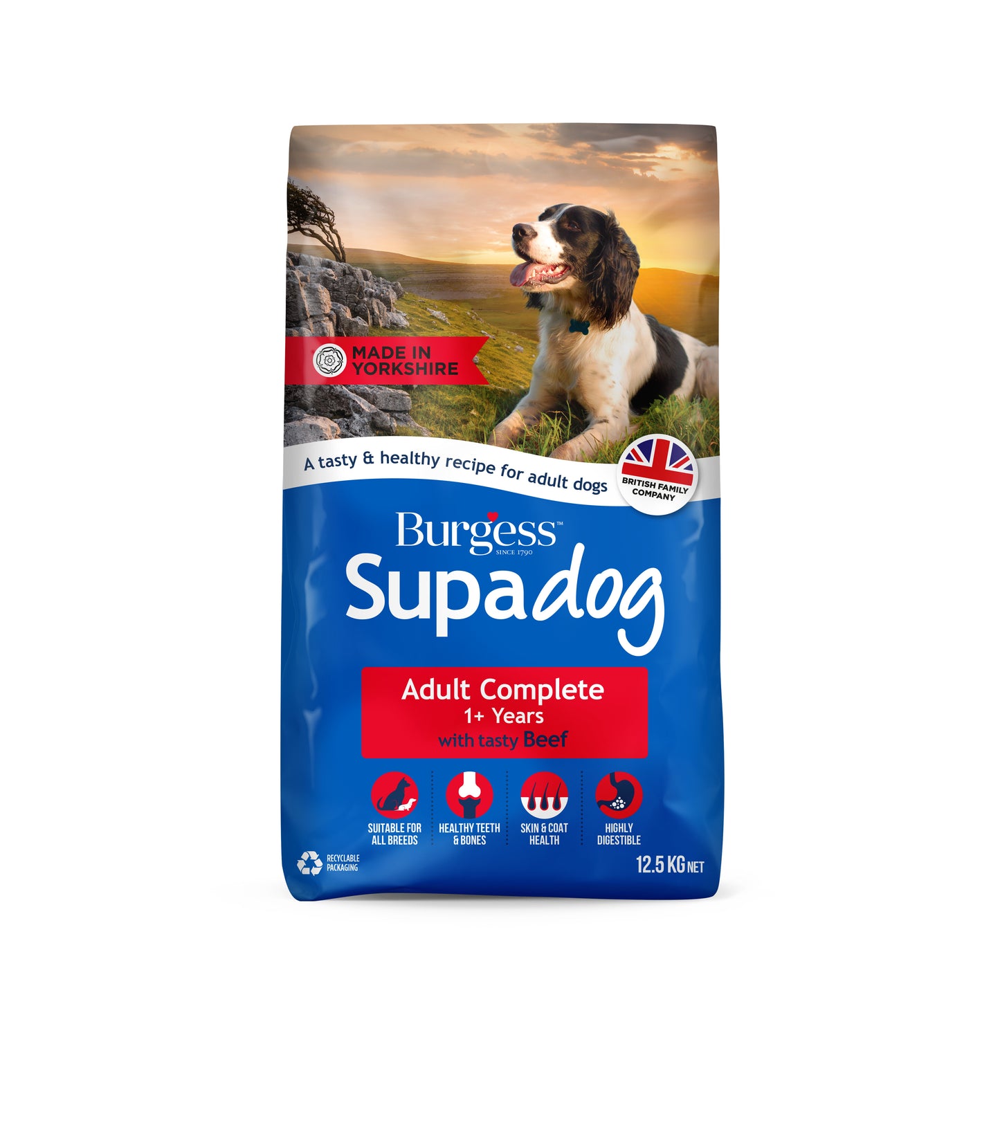 Burgess Supadog Complete Beef 12.5 kg - Adult Dry Dog Food