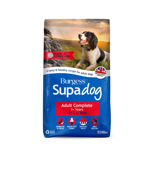 Burgess Supadog Adult Complete Beef 12.5kg Dog Food