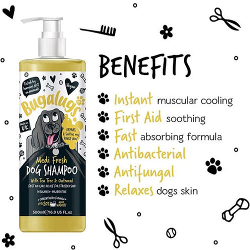Bugalugs Medi Fresh Shampoo For Dogs, 250ml