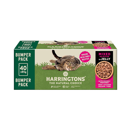 Harringtons Mixed Fillets In Jelly 40 X 85g Bumper Pack