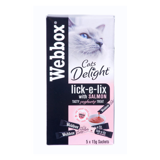 Webbox Lick-e-Lix Salmon - 15g x 10 Pack