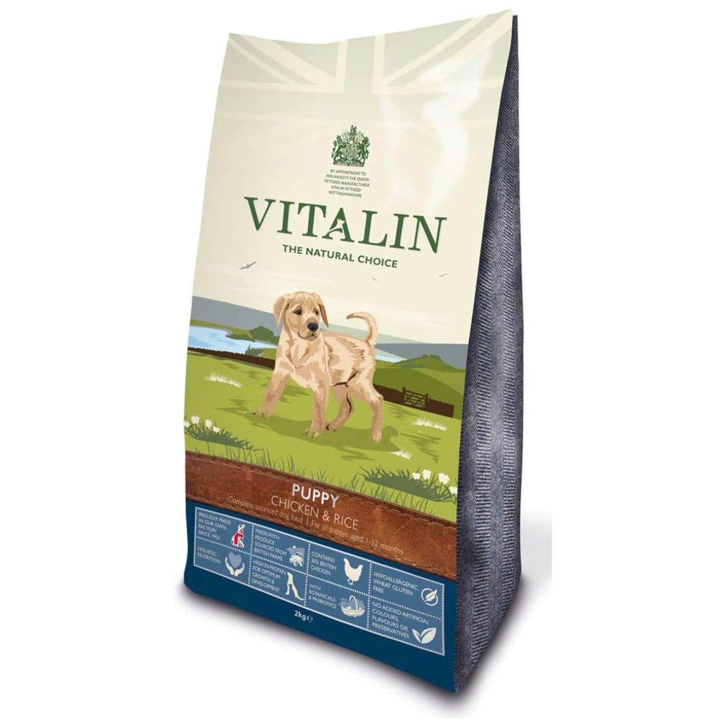 Vitalin Chicken & Rice Dry Pupppy Food 12kg