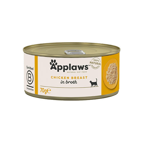 Applaws Chicken Breast in Broth 24 x 70g