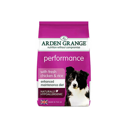 Arden Grange Adult Performance Chicken &amp; Rice 12kg Dry Dog Food