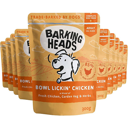 Barking Heads Bowl Lickin’ Chicken 300g x 10