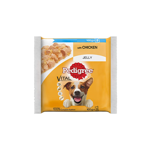 Pedigree Vital With Chicken in Jelly Pouches 42 × 100g