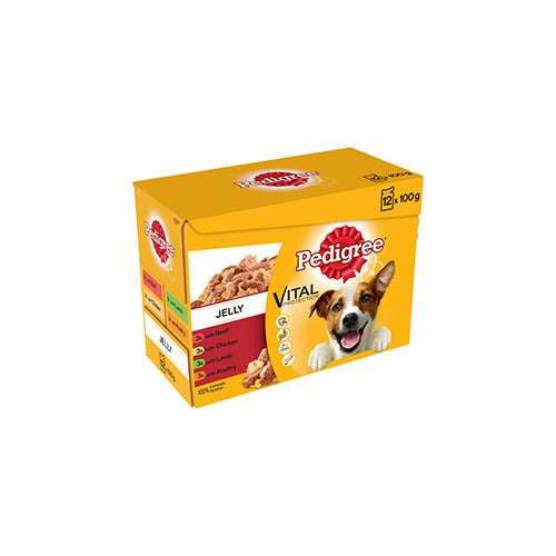 Pedigree Mixed Selection in Jelly Pouches 12x100g