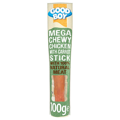 Good Boy Mega Chewy Chicken with Carrot Stick 14 x 100g