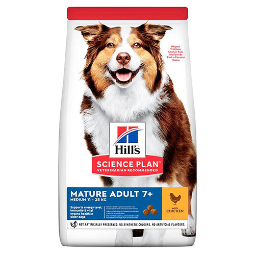Hills Science Plan Mature 7+ Medium With Chicken 2.5kg - Dry Dog Food