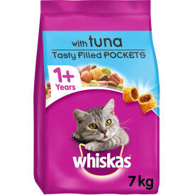 Whiskas 1+ Complete Biscuits Tuna 7kg - Dry Cat Food