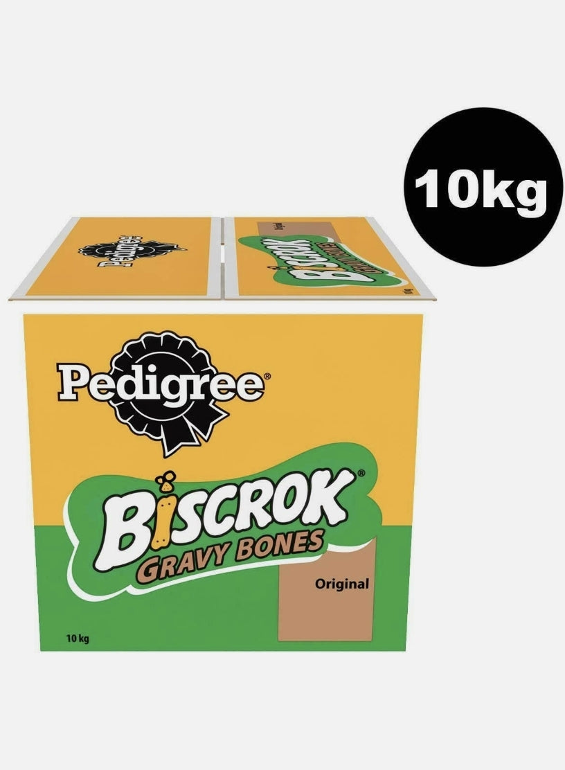 Pedigree Biscrok Gravy Bones Biscuits 10kg - Dog Treats