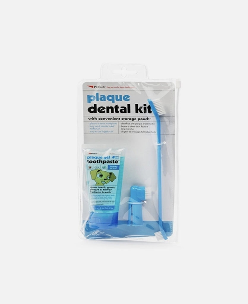 Petkin Plaque Dental Kit - Dog Oral Care