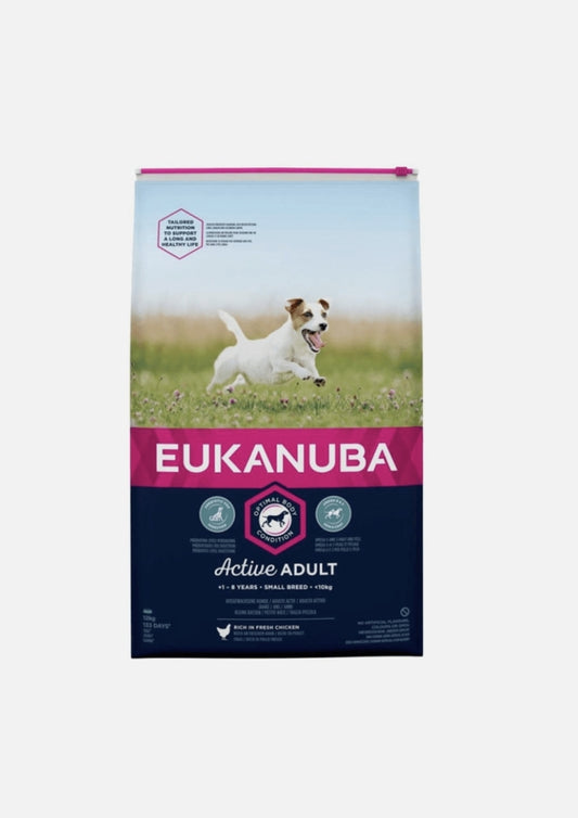 Eukanuba Active Adult Small Breed Chicken 12kg - Dry Dog Food