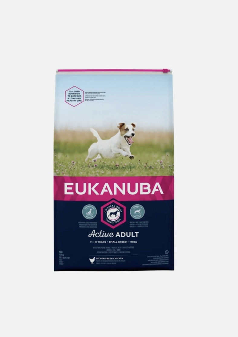 Eukanuba Active Adult Small Breed Chicken 12kg