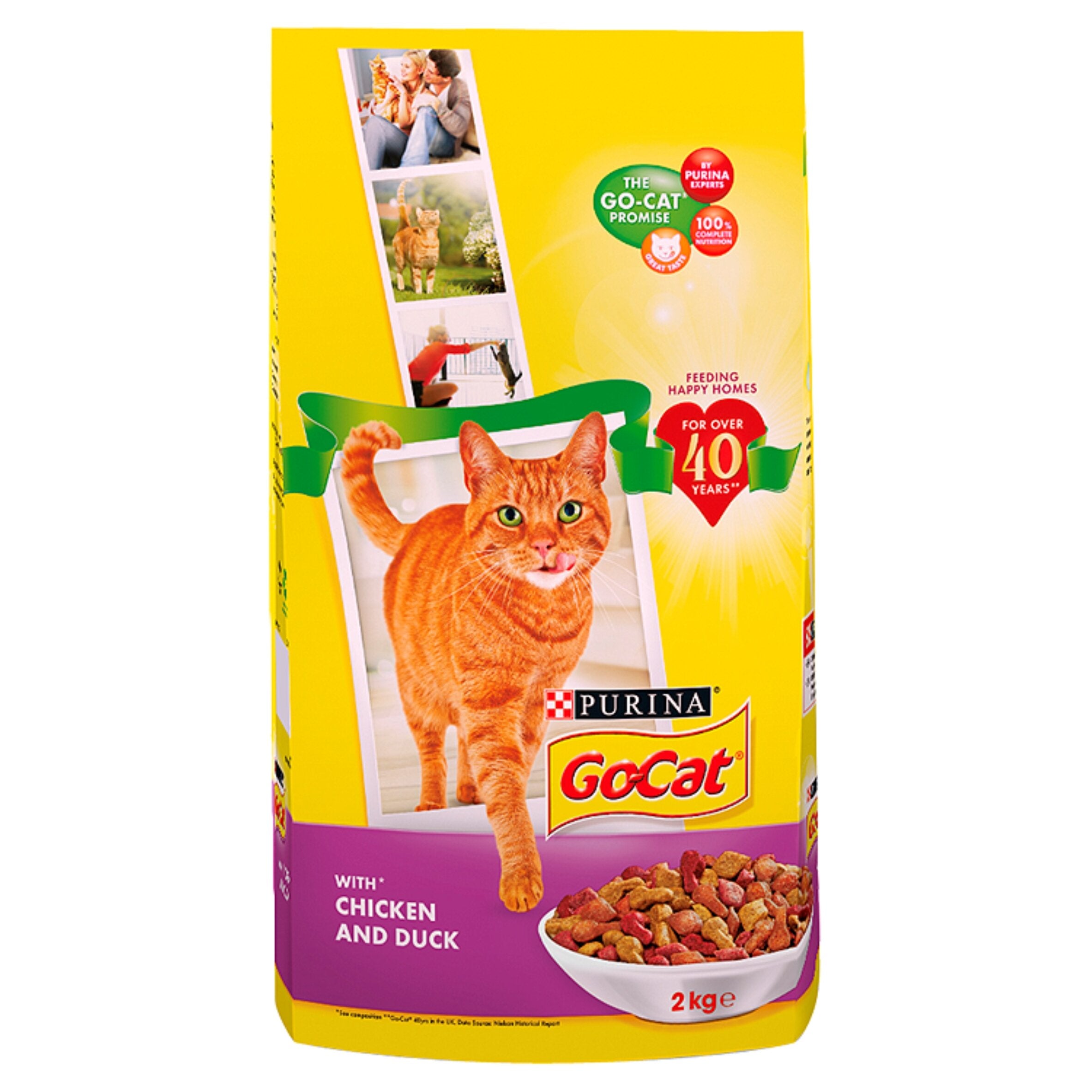 Purina Go-Cat With Chicken and Duck 2kg