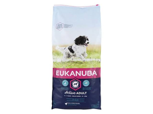 Eukanuba Active Adult Medium Breed Chicken 12kg