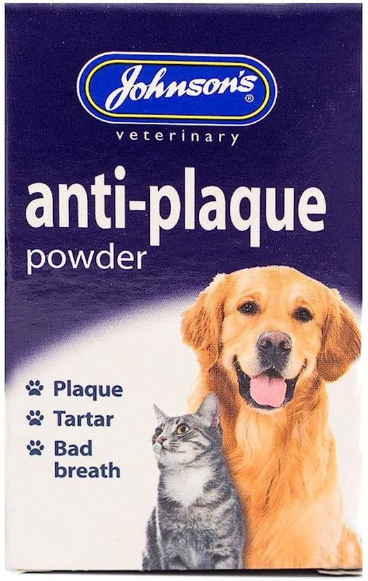 Johnson's Anti-plaque Powder - 70g - Dog & Cat Dental Care
