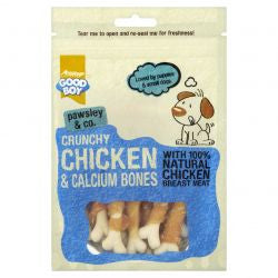 Good Boy 8x100g Crunchy Chicken &amp; Calcium Bones