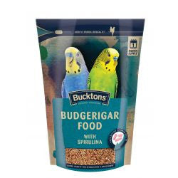 Bucktons Pouch Budgerigar 500g  - Caged Bird Food