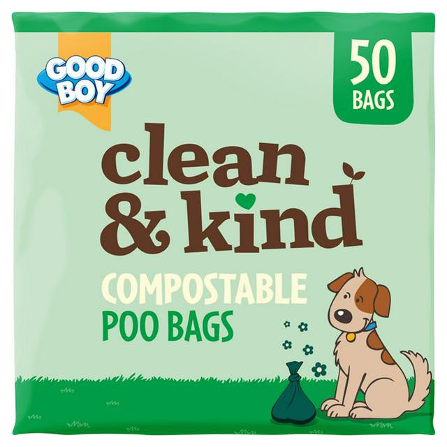 Good Boy 50 Clean & Kind Compostable  - Dog Poo Bags