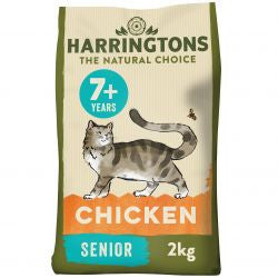 Harringtons Senior Cat 4x2Kg - Chicken - Adult Dry Cat Food - 4 Packs