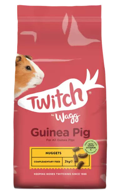 Twitch Wagg 2kg Nuggets - Guinea Pig Food