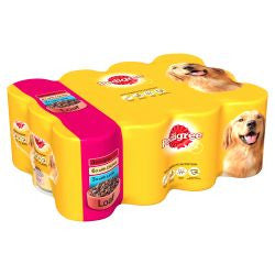 Pedigree 12x400g Mixed in Loaf Tins - Wet Dog Food