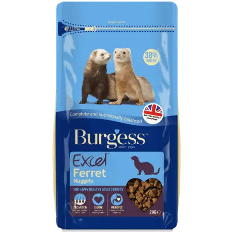 Burgess 2kg Excel Nuggets - Ferret Food
