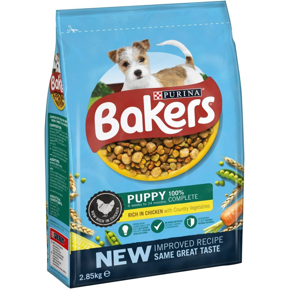 Bakers Complete Puppy with Chicken & Vegetables 2.85Kg - Dry Puppy Food
